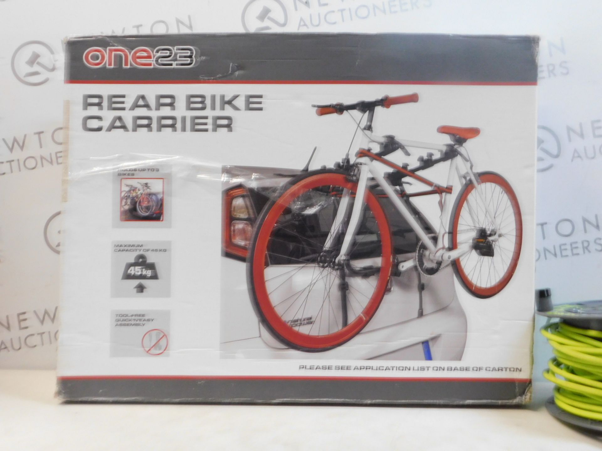 1 BOXED ONE 23 - REAR TRUNK BOOT MOUNT 3 BICYCLE CARRIER CAR RACK RRP Â£59