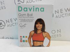 1 BRAND NEW BOXED DAVINA GYM BALL RRP Â£19