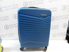 1 AMERICAN TOURISTER BLUE HARDSIDE PROTECTION HAND LUGGAGE CASE RRP Â£69