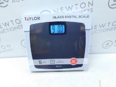 1 BOXED TAYLOR DIGITAL BATHROOM SCALE RRP Â£29.99