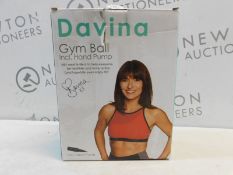 1 BRAND NEW BOXED DAVINA GYM BALL RRP Â£19