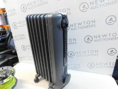 1 DELONGHI RADIA S OIL FILLED 1.5KW RADIATOR GREY RRP Â£129