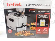 1 BOXED TEFAL FR8040 OLEOCLEAN PRO INOX & DESIGN DEEP FRYER RRP Â£129.99