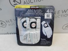 1 PACK OF 2 KIRKLAND SIGNATURE PREMIUM GOLF GLOVES SIZE S WITH BALL MARKER RRP Â£29.99