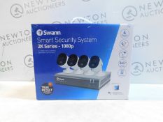 1 BOXED SWANN SWDVK-845804V-UK 8-CHANNEL FULL HD 1080P SMART SECURITY SYSTEM - 1 TB, 4 CAMERAS RRP