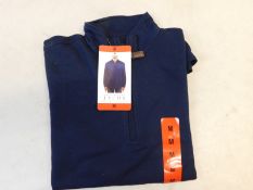 1 BRAND NEW MENS JACHS NEW YORK 1/4 JUMPER IN NAVY SIZE M RRP Â£24.99