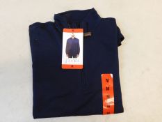 1 BRAND NEW MENS JACHS NEW YORK 1/4 JUMPER IN NAVY SIZE M RRP Â£24.99