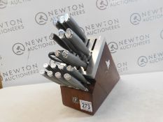 1 HENCKELS MODERNIST 20-PIECE SELF-SHARPENING KNIFE BLOCK SET RRP Â£149.99