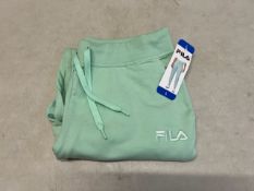 1 BRAND NEW FILA LADIES JOGGERS IN MIST GREEN SIZE L RRP Â£24.99