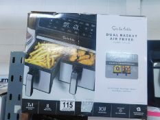 1 BOXED SUR LA TABLE DUAL BASKET AIR FRYER, 7.6L RRP Â£129