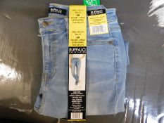 1 BRAND NEW BUFFALO DAVID BITTON WOMENS HIGH RISE STRETCH SKINNY JEANS SIZE 10 RRP Â£24.99