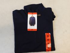 1 BRAND NEW MENS JACHS NEW YORK 1/4 JUMPER IN NAVY SIZE M RRP Â£24.99