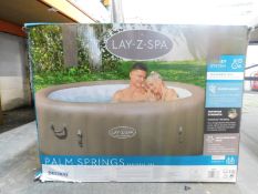 1 BOXED LAY-Z-SPA PALM SPRINGS INFLATABLE 4-6 PERSON SPA RRP Â£599 (PICTURES FOR ILLUSTRATION