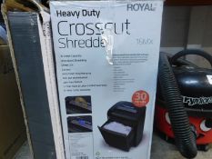 1 BOXED ROYAL 16MX 16-SHEET HEAVY DUTY CROSS CUT SHREDDER RRP Â£129.99