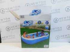 1 BOXED H20 GO SHALLOW SWIMMING POOL RRP Â£39.99