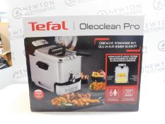 1 BOXED TEFAL FR8040 OLEOCLEAN PRO INOX & DESIGN DEEP FRYER RRP Â£129.99