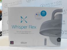 1 BOXED DUUX 13" WHISPER FLEX SMART PEDESTAL FAN RRP Â£99.99