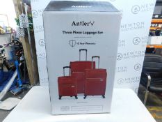 1 BOXED ANTLER 3 PIECE FABRIC LUGGAGE SET RRP Â£399