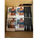 1 BRAND NEW BOXED DKNY WOMEN'S SEAMLESS RIB KNIT 2 PACK BRALETTE SIZE M RRP Â£24.99 (VARIOUS