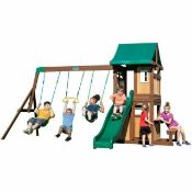 1 BOXED BACKYARD DISCOVERY LAKEWOOD SWING SET 2001022 PLAY CENTRE RRP Â£799 (PICTURES FOR