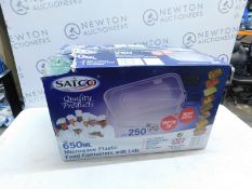 1 BOXED SATCO 650ML CONTAINER & LID (PACK 250 APPROX) RRP Â£39