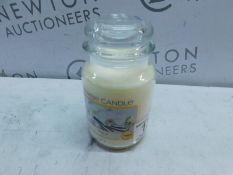 1 YANKEE CANDLE SCENTED LARGE JAR VANILLA 110-150 HOURS 623G RRP Â£29