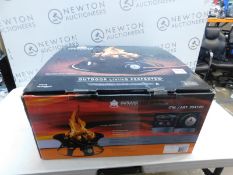 1 BOXED OUTLAND FIREBOWL PORTABLE PROPANE CAMP FIRE RRP Â£129