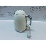 1 SMEG CREAM CORDLESS ELECTRIC KETTLE 1.7 LITRE CAPACITY. LIMESCALE FILTER. 3000W FAST BOILING RRP