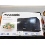 1 BOXED PANASONIC NN-E28JBM 800W 20L BLACK MICROWAVE OVEN RRP Â£89.99