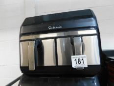 1 SUR LA TABLE DUAL BASKET AIR FRYER, 7.6L RRP Â£129