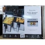 1 BOXED SUR LA TABLE DUAL BASKET AIR FRYER, 7.6L RRP Â£129