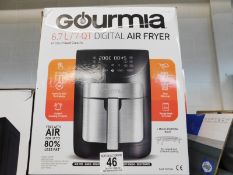 1 BOXED GOURMIA 6.7L DIGITAL AIR FRYER RRP Â£69.99