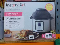 1 BOXED INSTANT POT DUO CRISP 8 11-IN-1 AIR FRYER AND PRESSURE COOKER 7.6L RRP Â£199