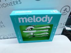 1 BOXED MELODY 14 PIECE STAINLESS STEEL CUTLERY SET RRP Â£34.99 (LIKE NEW)