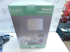 1 BOXED LUMIS LIGHTING ELEANOR DESIGNER TABLE LAMP RRP Â£89