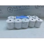 1 PACK OF 10 THERMAL TILL ROLLS RRP Â£14.99