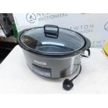 1 BOXED CROCK-POT SLOW COOKER - STAINLESS STEEL RRP Â£69