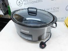 1 BOXED CROCK-POT SLOW COOKER - STAINLESS STEEL RRP Â£69