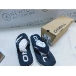1 BOXED ONEILL JACK SLIPPERS SIZE 10 RRP Â£19