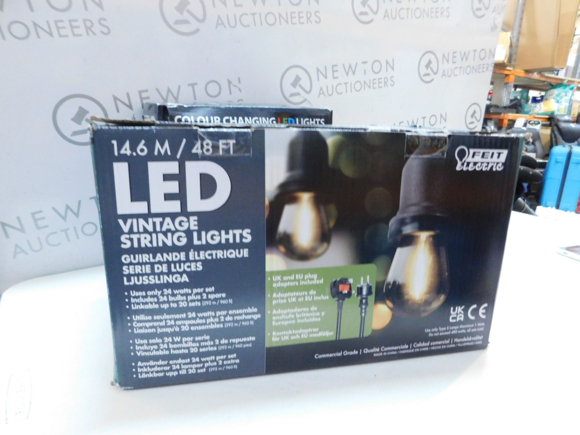 1 BOXED FEIT 48FT (14.6 M) LED INDOOR/OUTDOOR WEATHERPROOF STRING LIGHTS SET RRP Â£79