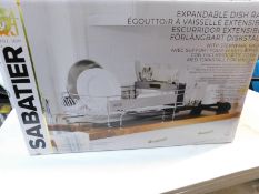 1 BOXED SABATIER EXPANDABLE DISH RACK RRP Â£39