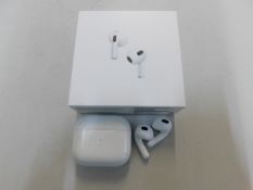 1 BOXED PAIR OF APPLE AIRPODS 3RD GENERATION MODEL MME73ZM/A RRP Â£179.99 (POWER ON/WORKING)
