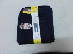 1 BRAND NEW PAIR OF MENS JACHS NEW YORK STRETCH SATEEN PANTS SIZE 32X34 RRP Â£29