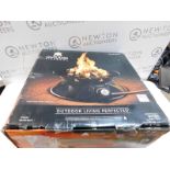 1 BOXED OUTLAND FIREBOWL MEGA PORTABLE PROPANE CAMP FIRE RRP Â£129