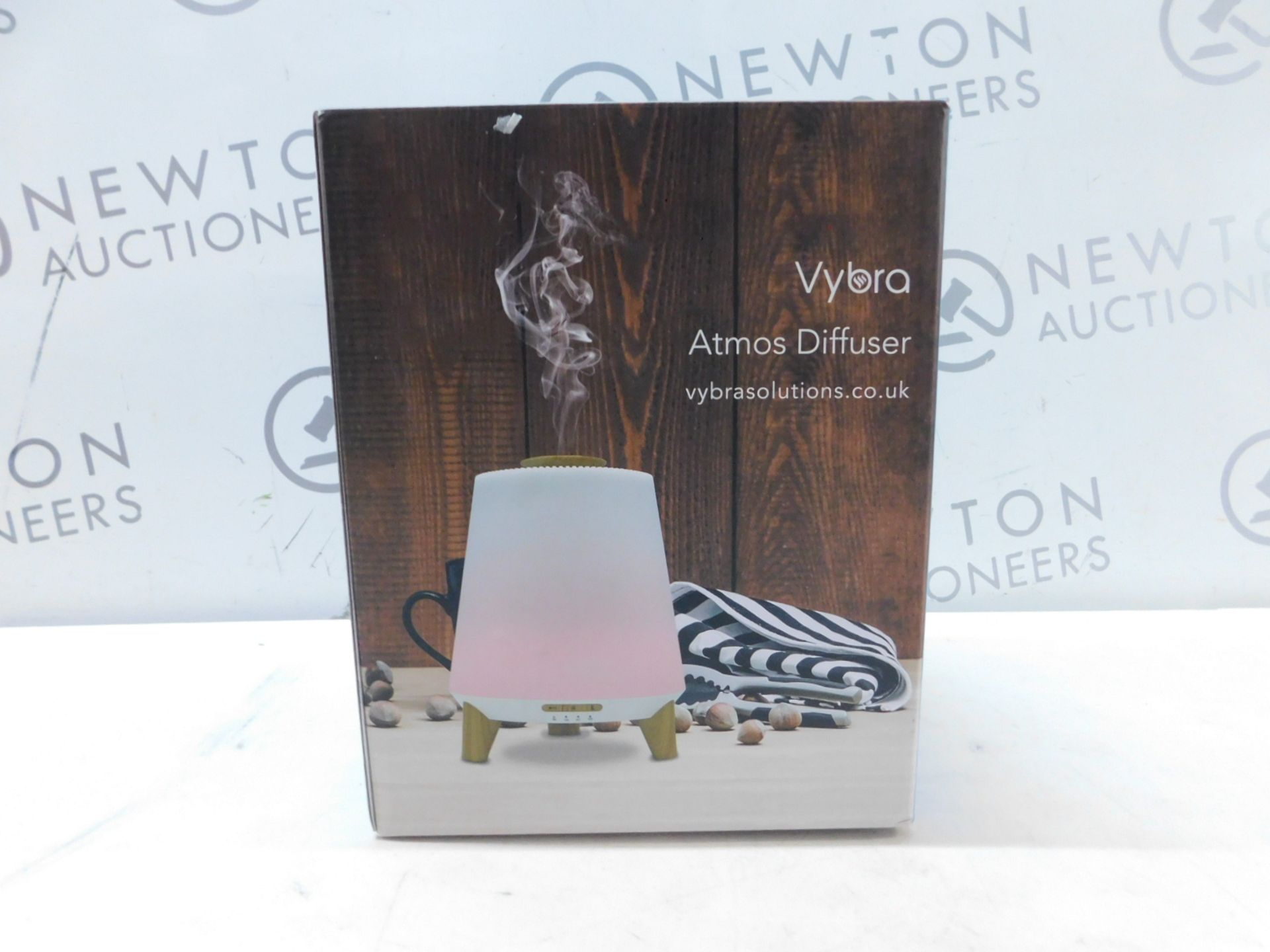 1 BOXED VYBRA ATMOS SPEAKER AROMA DIFFUSER WITH BLUETOOTH SPEAKER AND COLOUR CHANGING LAMP RRP Â£29