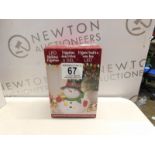 1 BOXED LED HOLIDAY FIGURINE RRP Â£11.99