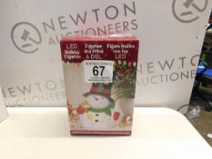 1 BOXED LED HOLIDAY FIGURINE RRP Â£11.99