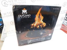 1 BOXED OUTLAND CYPRESS FIREBOWL PORTABLE PROPANE CAMP FIRE RRP Â£59