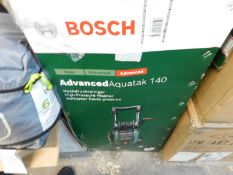 1 BOXED BOSCH ADVANCED AQUATAK 140 HIGH-PRESSURE WASHER 240V RRP Â£199