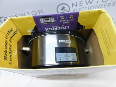 1 BOXED CROCK-POT SLOW COOKER - STAINLESS STEEL RRP Â£69